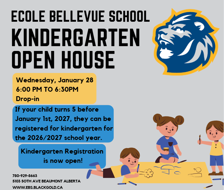 Kinder open house invite