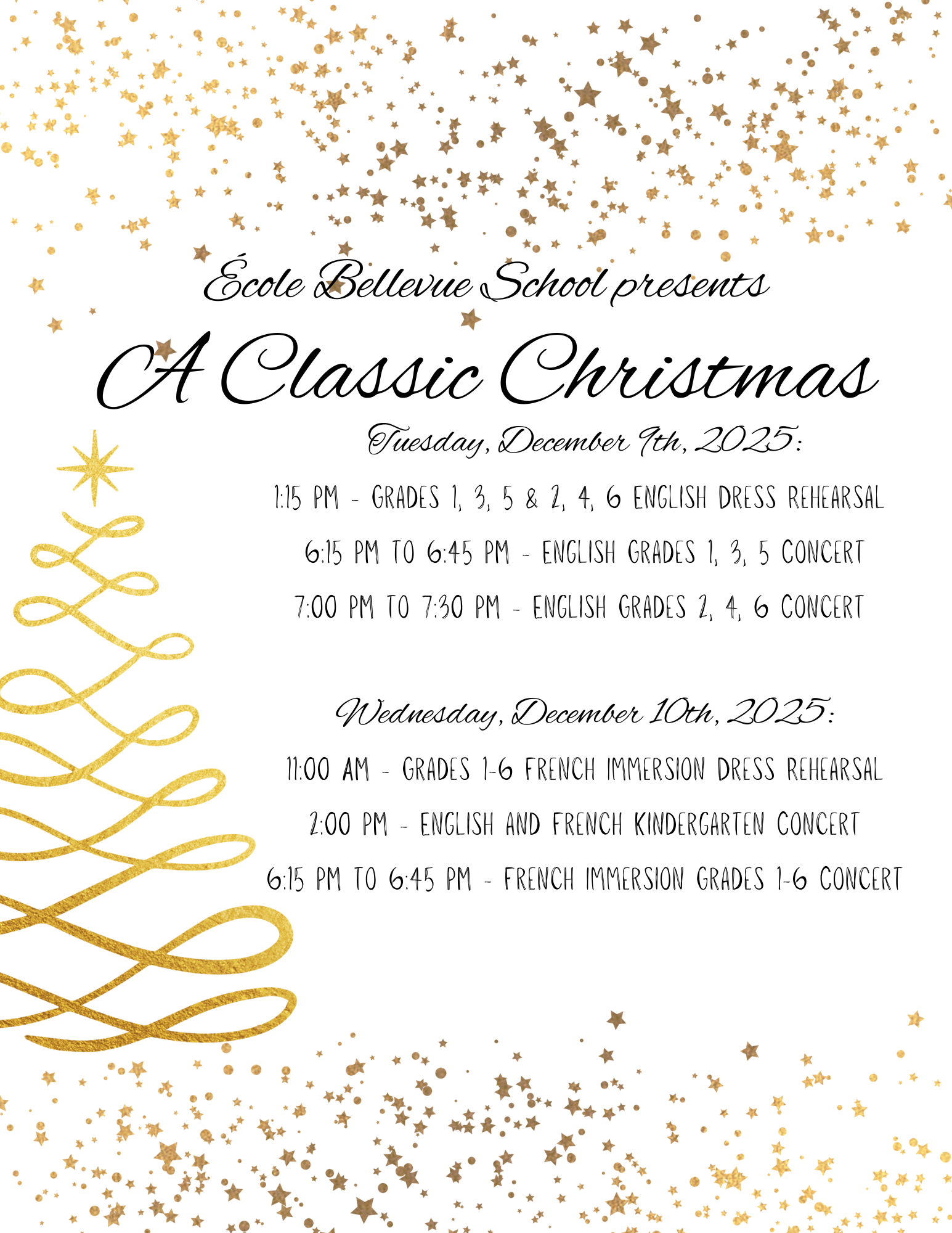 A Classic Christmas Parent Info 2025